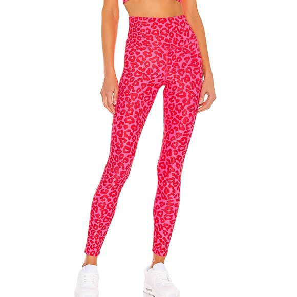 Beach Riot Pants - Beach Riot Ayla Legging in Love Leopard NWOT